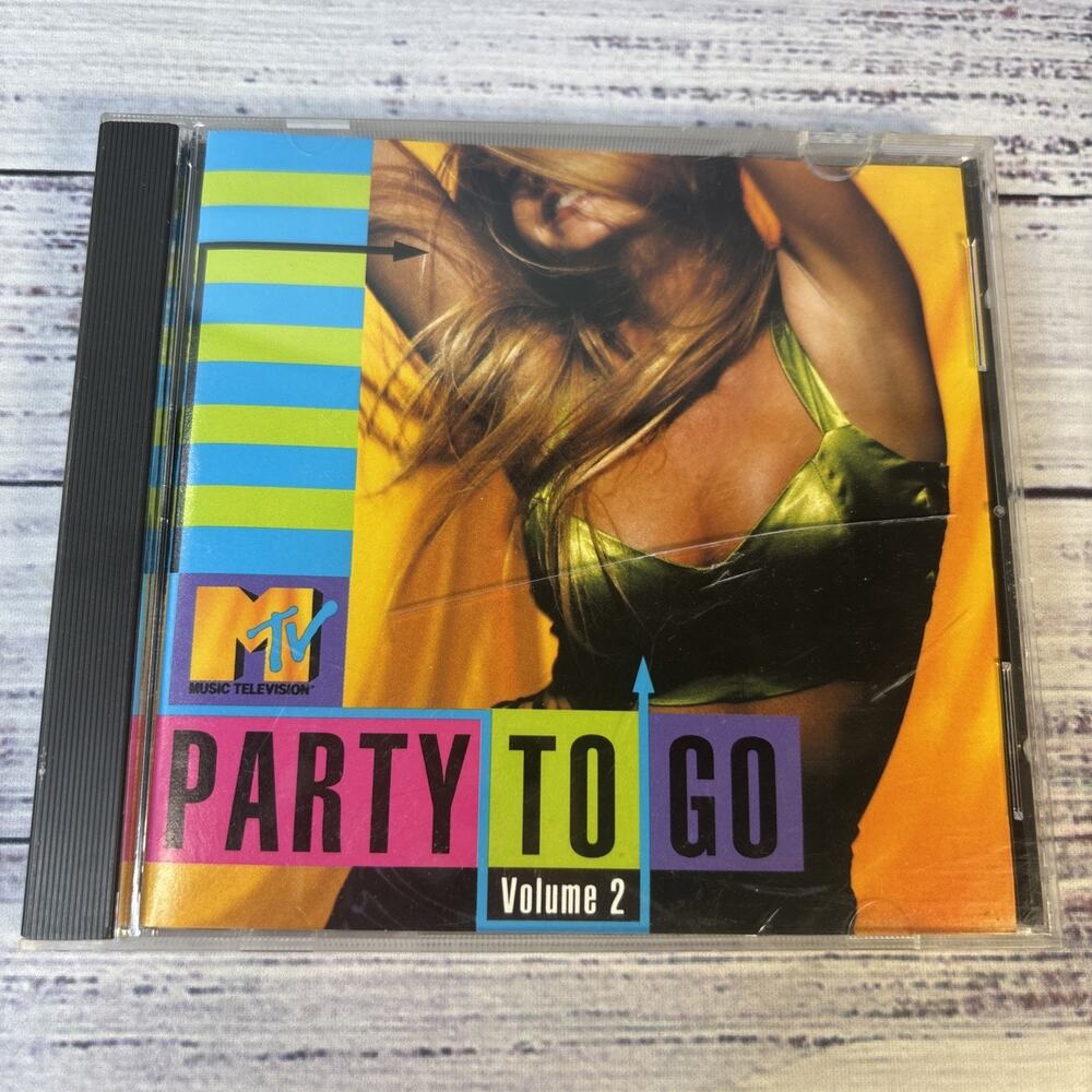 MTV Party To Go Volume 2 CD 1992 Tommy Boy Dance Mix Club Boyz II Men Salt N Pep